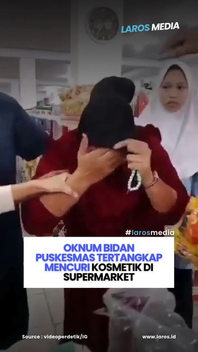 Oknum Bidan Tertangkap Basah Mencuri Kosmetik Di Minimarket