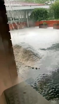 Les intempéries en Haute-Garonne, au collège de Pins-Justaret