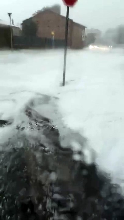 Les intempéries à Lacroix-Falgarde