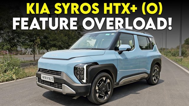 Kia Syros Top-End HTX Plus (O) Variant | Here's Everything You Get With This Trim