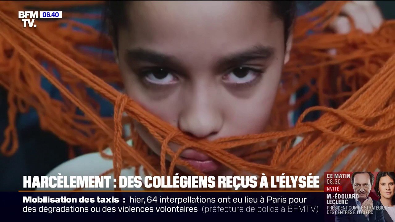 Des collégiens cannois reçus à l'Élysée pour avoir remporté le prix du meilleur scénario au concours "Non au harcèlement"
