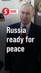 Putin agrees with Trump to work with Ukraine on memorandum on possible peace accord