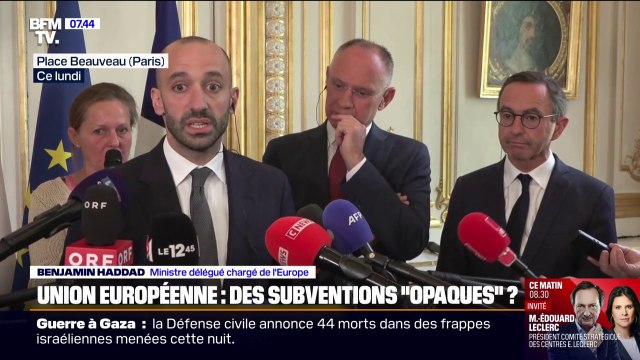 La France va demander un renforcement du contrôle des financements de l'Union européenne pour éviter les subventions allouées à des acteurs hostiles à nos valeurs