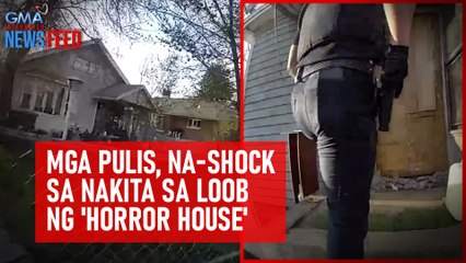 Mga pulis, na-shock sa nakita sa loob ng 'horror house' | GMA Integrated Newsfeed