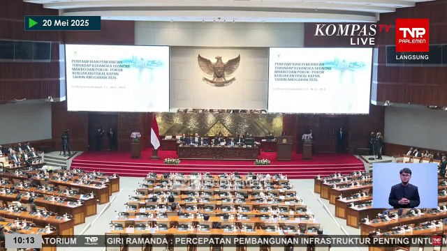 [FULL] Menkeu Sri Mulyani Paparkan RAPBN 2026 di Rapat Paripurna DPR, Singgung Perang Dagang