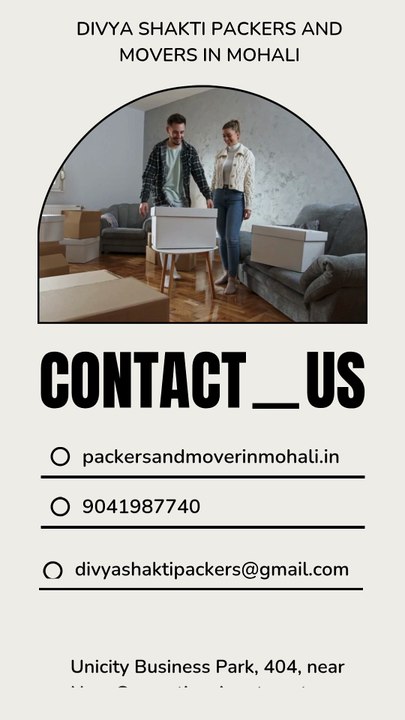 Packers and Movers In Mohali
