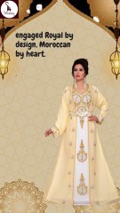 The Royal design Moroccan Kaftan is versatile and Traditional