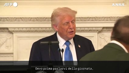 Trump: "Si stanno facendo progressi dopo la telefonata con Putin"