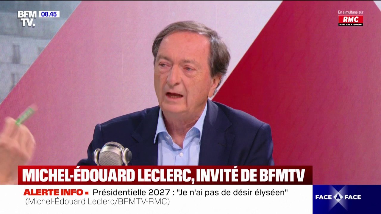Taxer les "petits colis": "Il ne faut pas pénaliser les gens qui ont besoin d'acheter pas cher", affirme Michel-Édouard Leclerc