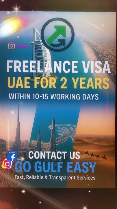 Get UAE 2 Years Freelance Visa