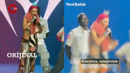 Yandaş Yeni Şafak'tan Hande Yener'e sansür: Hem hedef aldılar, hem blurladılar!