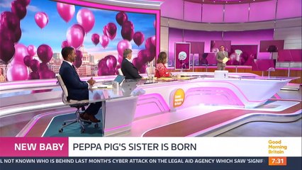 Peppa Pig becomes big sister as Mummy Pig announces she's given birth - and she reveals sweet name