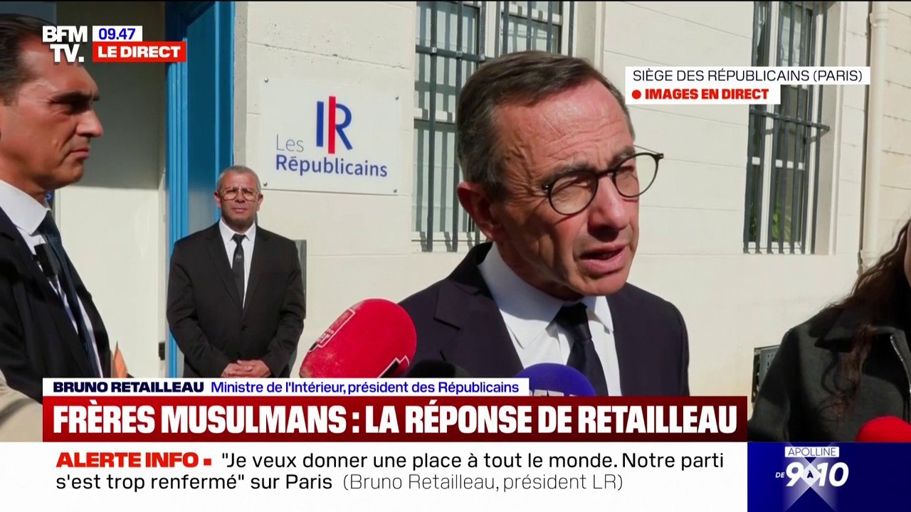 Municipales: "Il faut que, dans les semaines à venir, on s'organise pour ne pas laisser ces villes dans les mains d'une gauche archaïque", affirme Bruno Retailleau