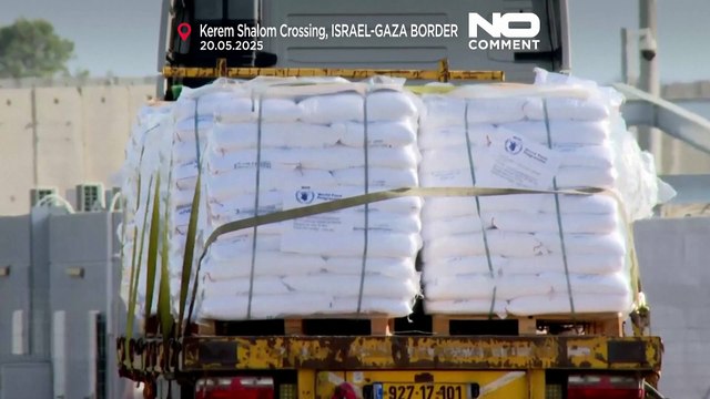 Camiões de ajuda humanitária entram em Gaza enquanto aliados alertam Israel sobre sanções