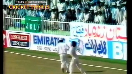 Kris Srikanth 50 off 71 Balls 4 Fours vs Pakistan 3rd Match at Sharjah, Oct 15 1989