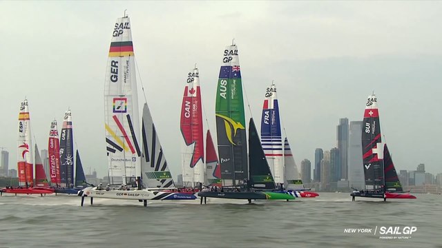 SailGP 2025 / Départs de toutes les courses du Grand Prix de voile de New York Mubadala 2024