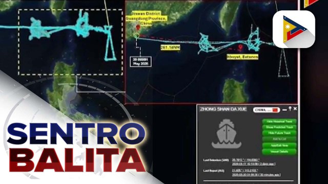 Dalawang Chinese research vessels, nananatili pa rin sa loob ng EEZ ayon sa PCG; Marine scientific research ng China, paglabag sa international law lalo't hindi nagbigay ng permiso umano ang Pilipinas