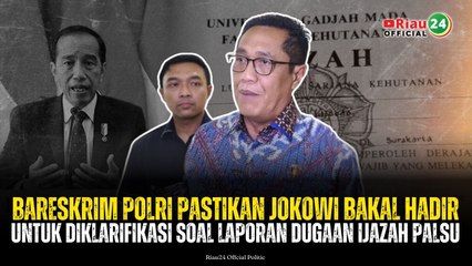 Bareskrim Polri Pastikan Jokowi Bakal Hadir untuk Diklarifikasi soal Laporan Dugaan Ijazah Palsu