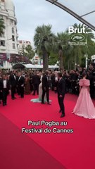 Paul Pogba au Festival de Cannes.