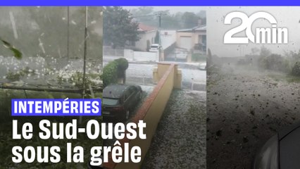 Des orages de grêle et de fortes pluies frappent le Sud-Ouest