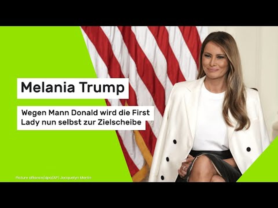 Melania Trump: Wegen Mann Donald wird die First Lady nun selbst zur Zielscheibe