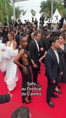 Sally au Festival de Cannes.