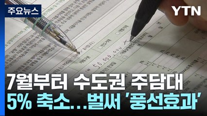 7월부터 수도권 주담대 5% 축소...벌써 '풍선효과' / YTN