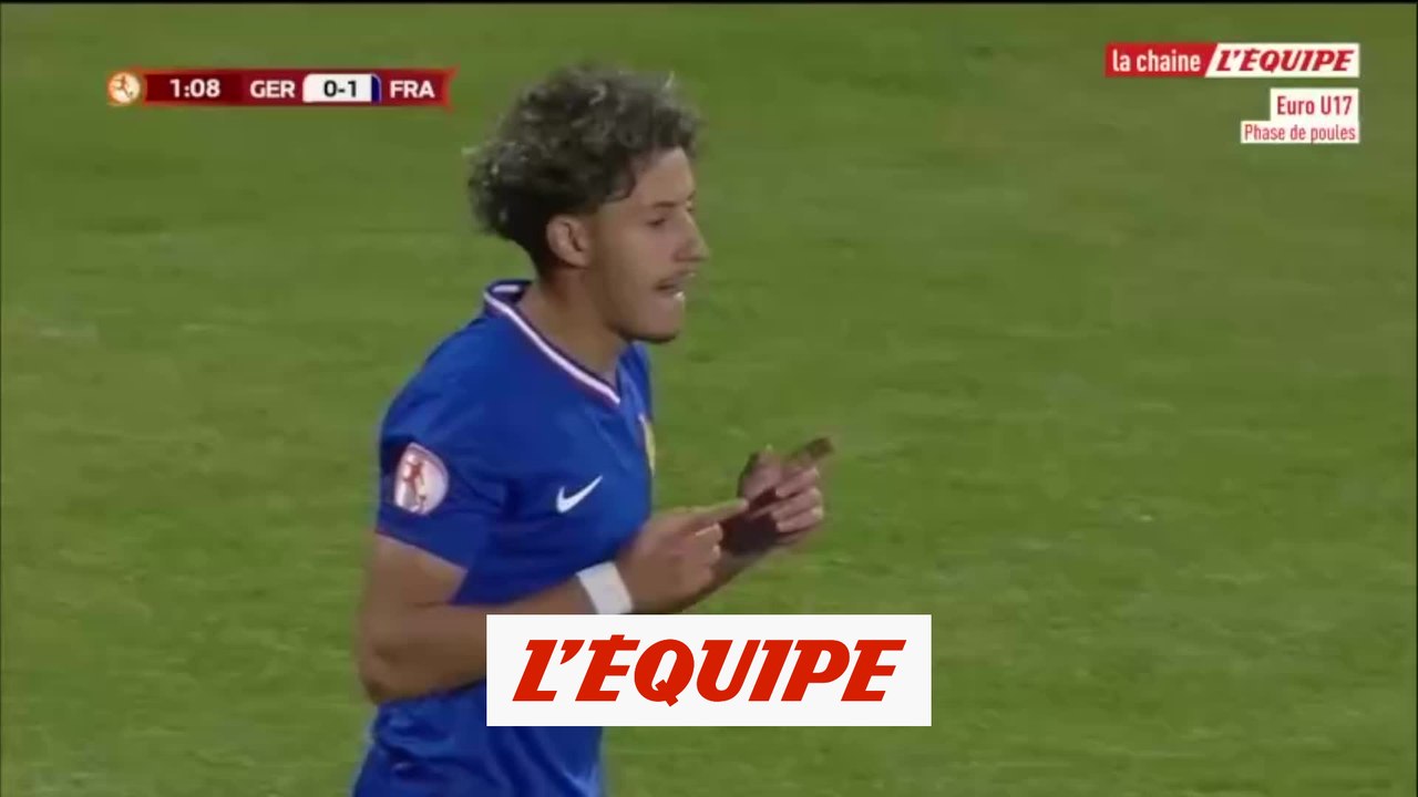 France : Le superbe but d'Ilyas Azizi face à l'Allemagne - Foot - Euro U17