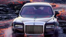 Rolls royce sinking in a Volcano