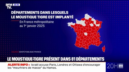 Le moustique tigre est désormais présent dans plus de 80% des départements français