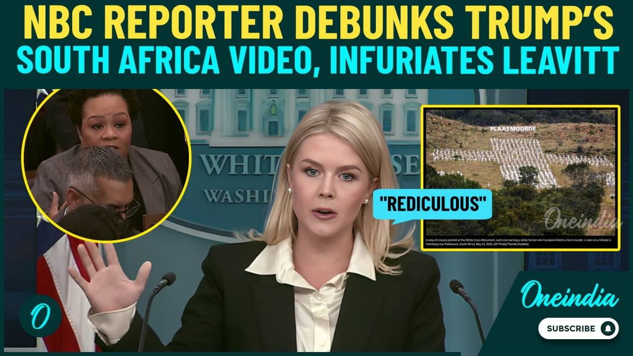 NBC Reporter CHALLENGES Trump Team Over White Crosses Video | WH Press Secretary FIRES BACK
