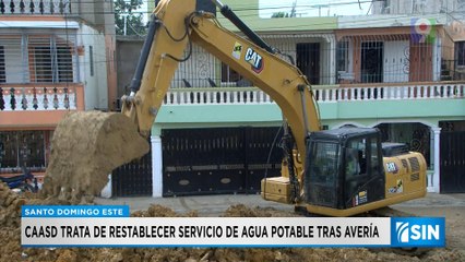 CAASD repara tubería averiada en acueducto oriental | Primera Emisión SIN