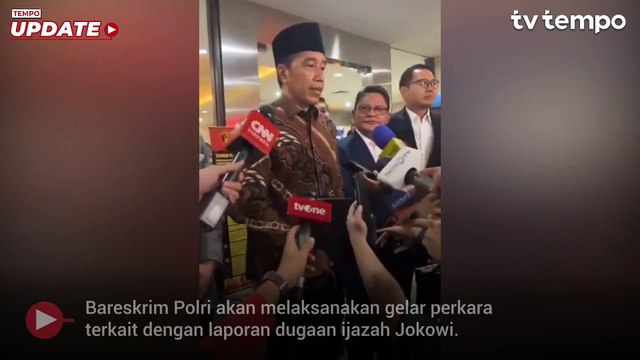 Polri akan Gelar Perkara Laporan Ijazah Palsu Jokowi