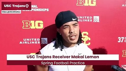 USC receiver Makai Lemon addresses explosive plays