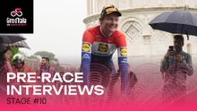 Giro d'Italia 2025 | Stage 10: Pre-race interviews
