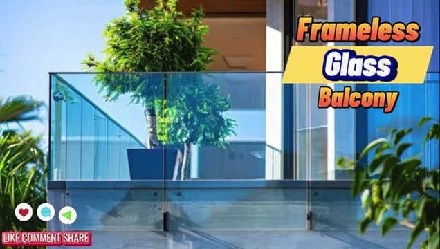 Frameless Stainless Steel SS Glass Balcony in Chennai