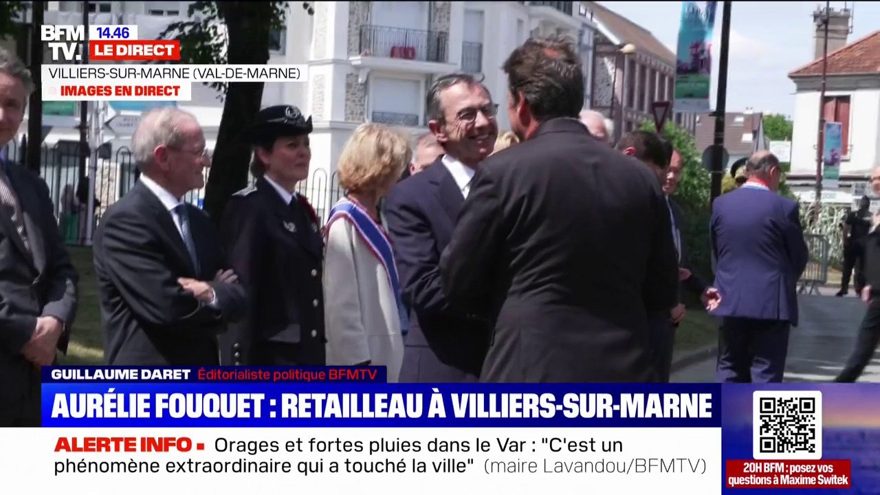 Bruno Retailleau est à Villiers-sur-Marne, 15 ans après la mort de la policière municipal Aurélie Fouquet