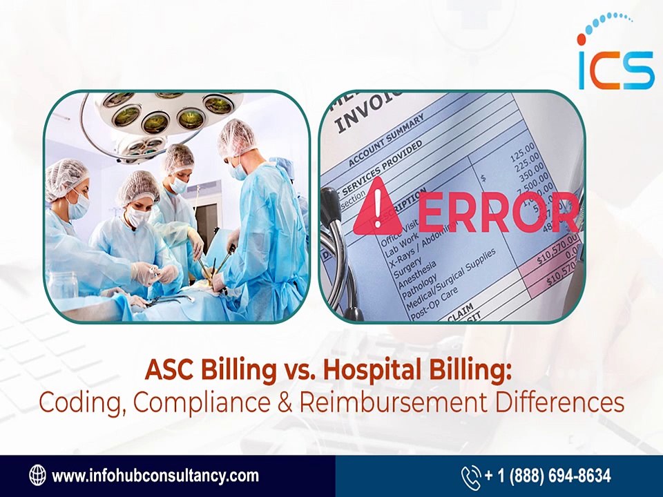 ASC Billing vs. Hospital Billing Coding, Compliance & Reimbursement Differences