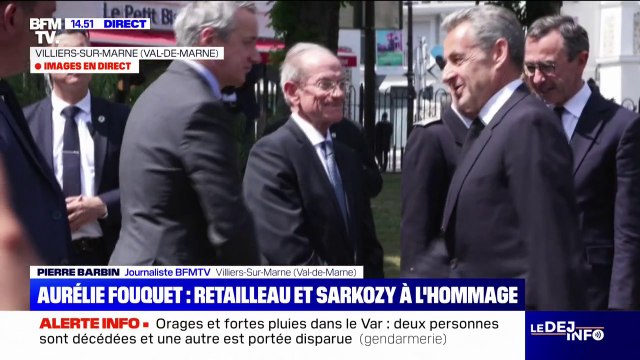 Nicolas Sarkozy est aux côtés de Bruno Retailleau pour rendre hommage à la policière municipale Aurélie Fouquet, tuée il y a 15 ans