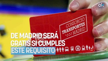 Los madrileños están de enhorabuena: el abono transporte de Madrid será gratis si cumples este requisito