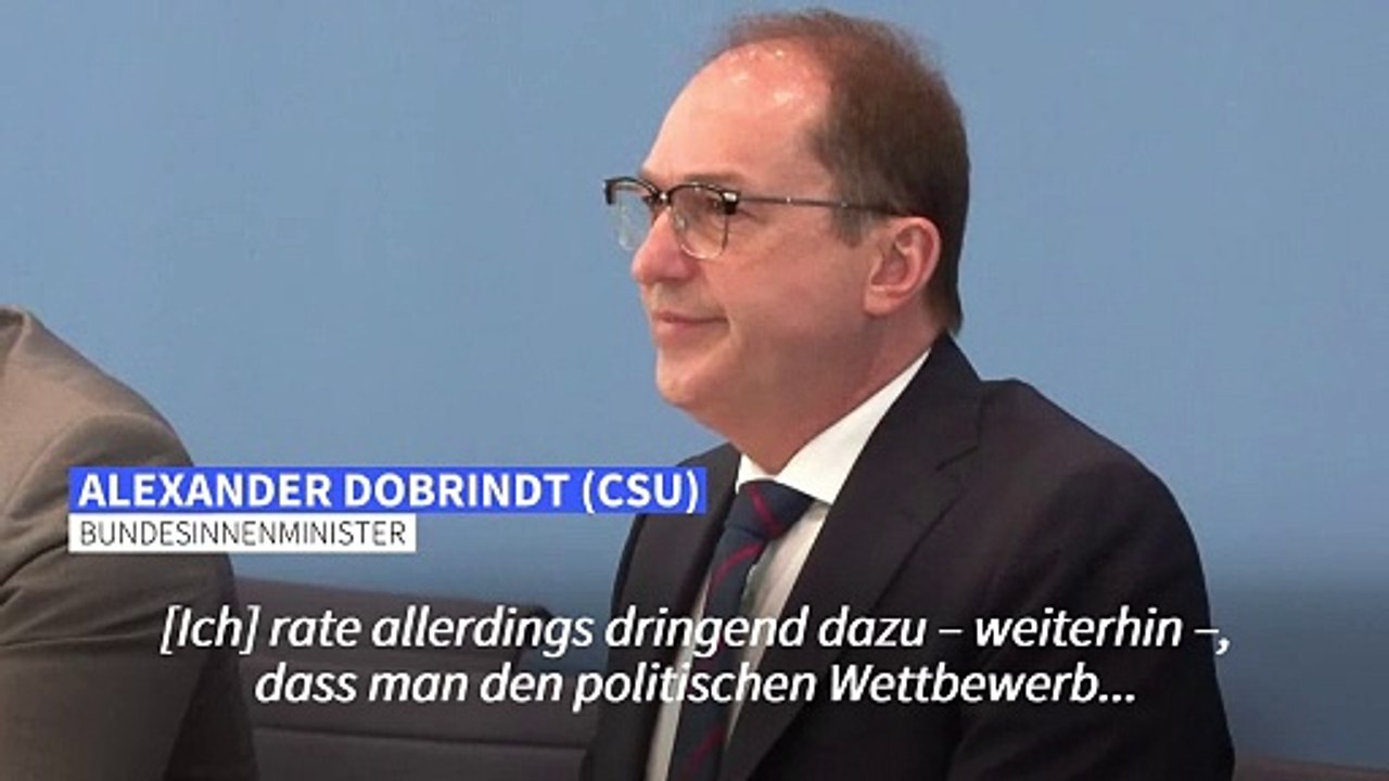 Dobrindt will AfD "wegregieren"