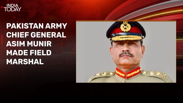 Pakistan Army Chief Asim Munir promoted to Field Marshal