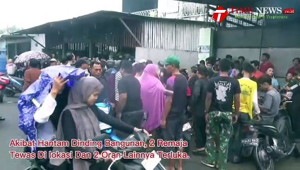 Akibat Hantam Dinding Bangunan, 2 Remaja Tewas Di lokasi Dan 2 Oran Lainnya Terluka.