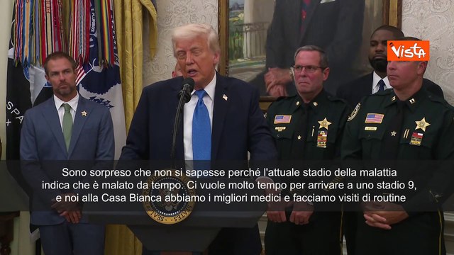 Trump: Sono molto dispiaciuto per cancro Biden, sorpreso che non si sapesse prima
