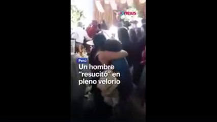 VIDEO: Hombre “resucita” en su velorio y deja atónitos a familiares y testigos