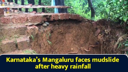 Karnataka’s Mangaluru faces mudslide after heavy rainfall