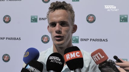 Roland-Garros 2025 - Luca Van Assche : "J'ai envie d'aller dans le tableau final donc... "