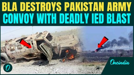 BLA Releases CHILLING Video Showing IED Ambush on Pakistani Army Convoy | ALL Personnel Killed
