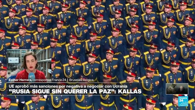 UE anuncia nuevas sanciones para Rusia y debate sanciones contra Israel