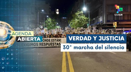 Marcha del Silencio por los desaparecidos en Uruguay